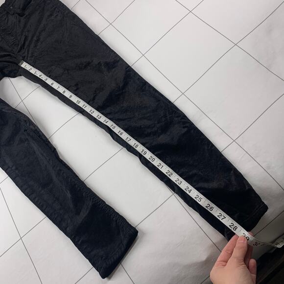 McGuire Pants Womens 27 Black Velvet Skinny Classic Neutral Holiday Stretch - Picture 10 of 11